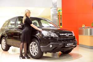 Презентация CR-V. Пришествие роботов в ДЦ Хонда на Новосибирской!